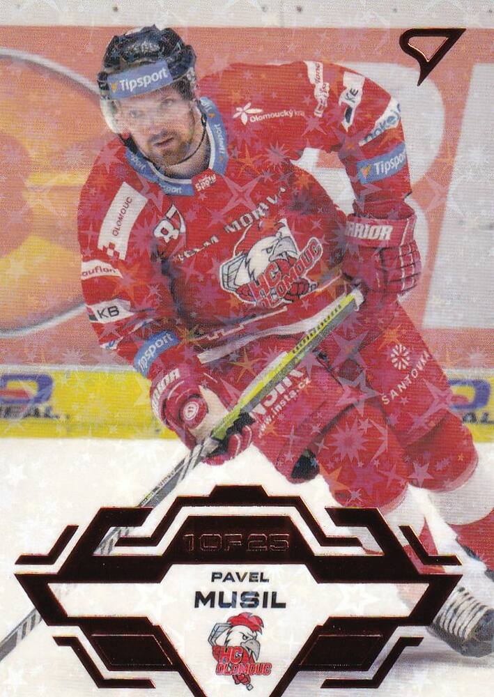 paralel karta PAVEL MUSIL 23-24 SZ ELH Ser. 2 Blade Sparks /25